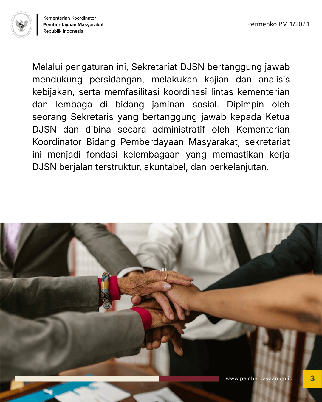 Organisasi dan Tata Kerja Sekretariat Dewan Jaminan Sosial Nasional