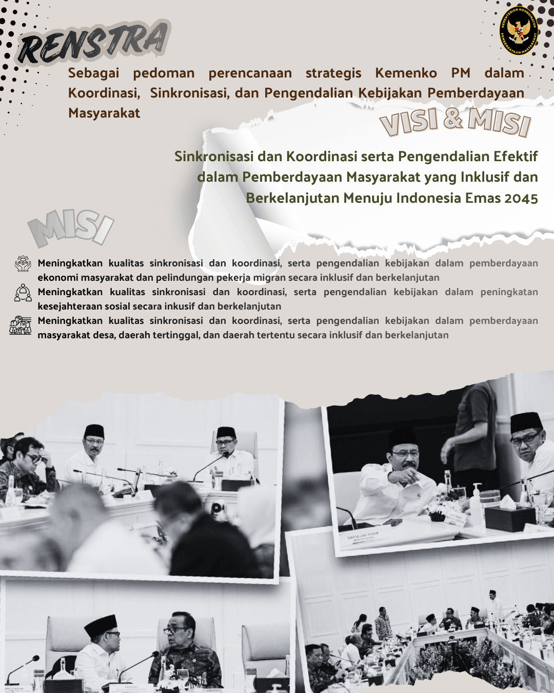 Rencana Strategis Kementerian Koordinator Bidang Pemberdayaan Masyarakat Tahun 2025-2029